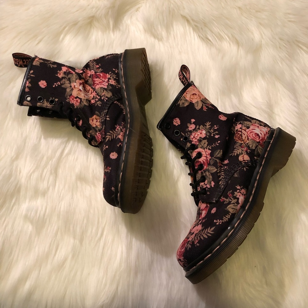 Floral Doc Martens